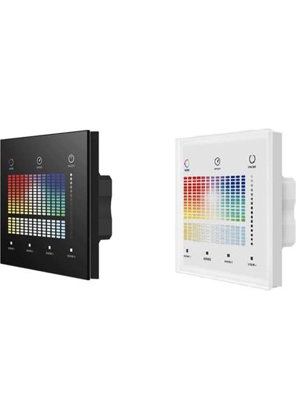 Dali Duvara Bağlı Akıllı Panel Uzak Rcb ve Cct Dimmer Panel Akıllı Ev Siyahı Için LED Akıllı Karartma Kontrolü (Yurt Dışından) fırsatları