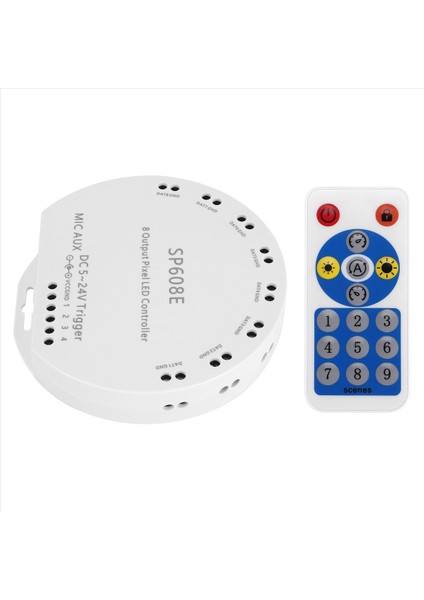 SP608E DC5V-24V WS2812B Bluetooth Uygulama Uzaktan 8 Ch SP602E 4 Ch WS2811 WS2815 LED Işık Şeridi (Yurt Dışından) fiyatları