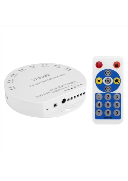 SP608E DC5V-24V WS2812B Bluetooth Uygulama Uzaktan 8 Ch SP602E 4 Ch WS2811 WS2815 LED Işık Şeridi (Yurt Dışından) indirimleri