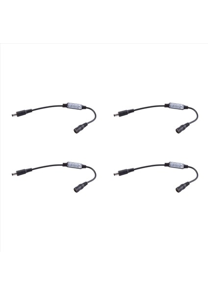 LED Bant Şeritleri Için 4x Mini Uzaktan Kontrolör 12A 12V-24V Dimmer Monokrom Denetleyicisi (Yurt Dışından)