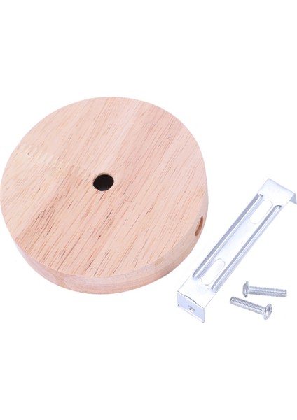 2x Lamba Tabanı Kısa Stil Modern Tavan Tabağı Ahşap Tavan Tutucu E27 Lamba Takma Avize Tabanı (Yurt Dışından) fırsatları