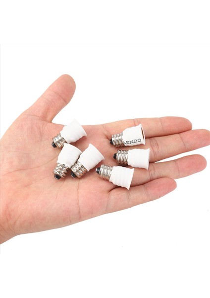 36 Pack E12 Ila E14 Beyaz Ampul Dönüştürücü LED Işık Tutucu Adaptör Adaptör Soket Değiştirici Yüksek (Yurt Dışından) modelleri