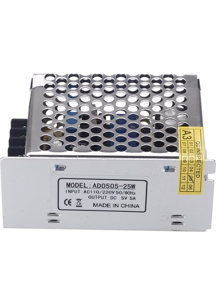 Ac 100V ~ 240V - Dc 5V 5A 25W Dc Voltaj Dönüştürücü Anahtarlar Kılavuzlu Şeritler Için Güç Kaynağı Parçası (Yurt Dışından) indirimleri