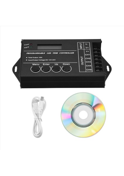 TC420 Time Programlanabilir Rgb LED Denetleyicisi DC12V-24V 5 Kanal LED Zamanlama Dimmer (Yurt Dışından) fiyatları