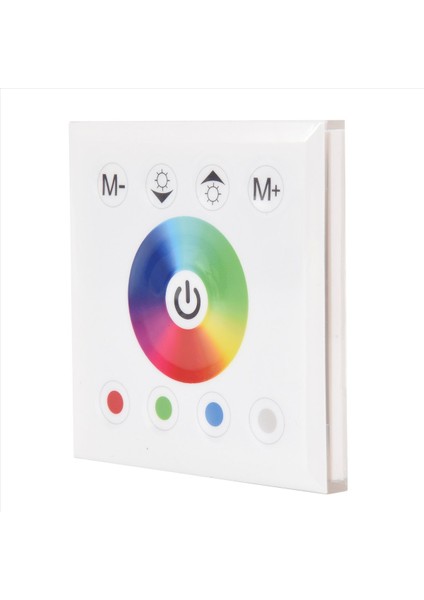 DC12V-24V Rgb / Rgbw Duvara Monte Dokunmatik Panel Kontrolör Cam Panel Dimmer Anahtar Denetleyicisi LED Şeritler Için Beyaz (Yurt Dışından) fırsatları