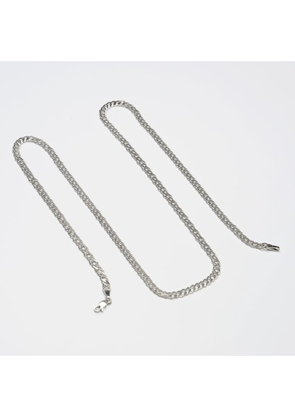 80 Mikron Rodyum Rambo Gümüş Zincir modelleri