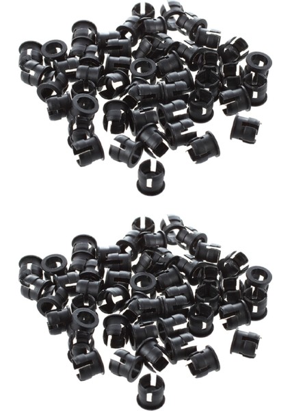 100PCS 5mm Siyah Plastik LED Tutucu Kılıf Klipsli Ekran Paneli (Yurt Dışından)