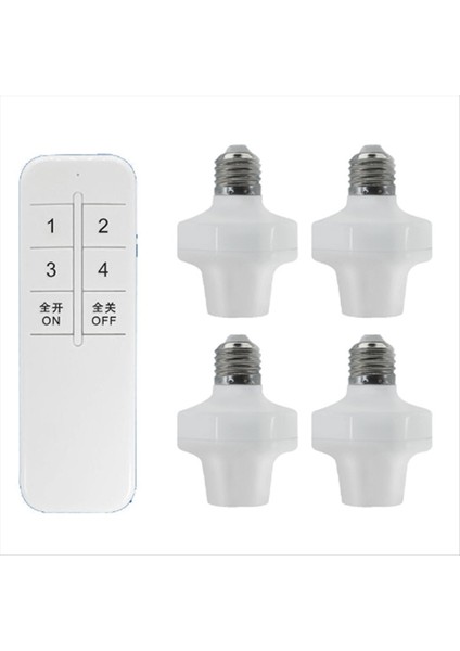 E27 Kablosuz Uzaktan Kumanda Işık Lambası Tutucu Akıllı Ampul Adaptörü LED Lamp Totre LED Ampul Için Akıllı Aygıt (Yurt Dışından)