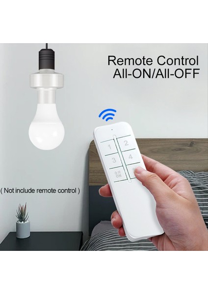 E27 Kablosuz Uzaktan Kumanda Işık Lambası Tutucu Akıllı Ampul Adaptörü LED Lamp Totre LED Ampul Için Akıllı Aygıt (Yurt Dışından) indirimleri