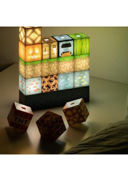USB Dikiş Işık Bloklar Işık Oyuncakları Ilginç Lamba Reklamları Yenilik Lamba Oyuncaklar Erkekler Kare Bloklar Dikiş Lambası Diy (Yurt Dışından) indirimleri
