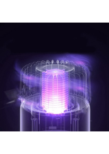 Bug Zapper Güçlü Sivrisinek Tuzağı Mor Işıklar ile Fly Zapper Kapalı Ev Bahçe Veranda Siyahı (Yurt Dışından) modelleri