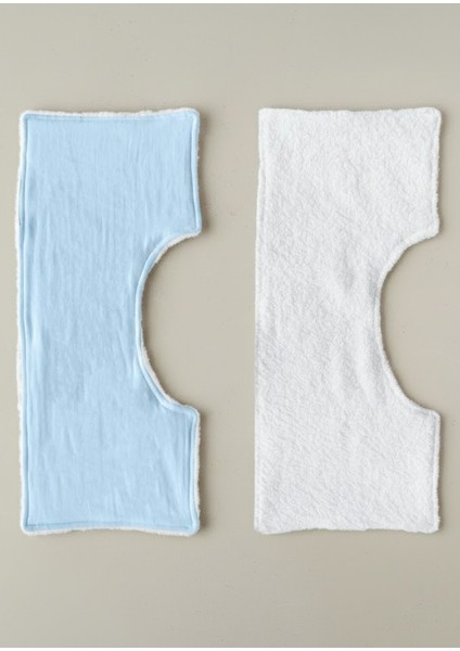 Organik Pamuk Müslin ve Havlu Tabanlı Çift Yönlü Kullanm Omuz Bezi Ağız Ter Mendili Omuz Örtüsü 2'li fırsatları