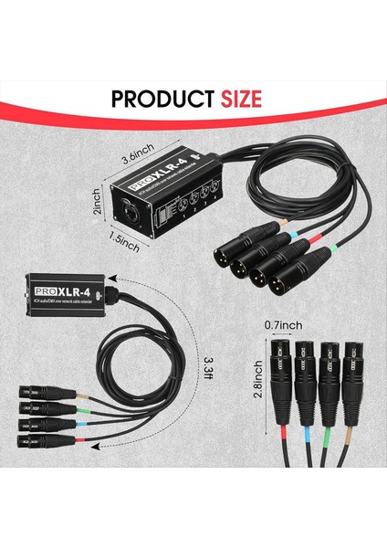 RJ45 Ila 4 Kanal Xlr Audio 3 Pin Dmx Sahip Veya Studıo Kayıtları Için Kablo Nete Yapmak Için (Yurt Dışından) fırsatları