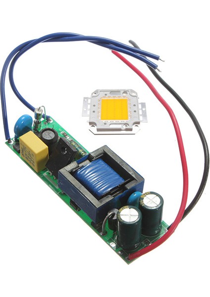 20W LED Çip + Işık Lambası Ampulü Için Sürücü Güç Kaynağı 85-265V Sıcak Beyaz Işık (Yurt Dışından)