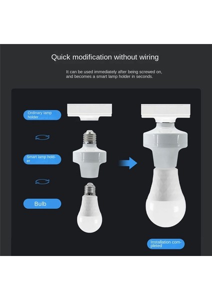 Ewelink App Için Wifi Smart E27 E26 Akıllı Ampul Adaptörü Akıllı Lamba Tutucu Taban Taban LED LED Ampul Adaptörü (Yurt Dışından) indirimleri