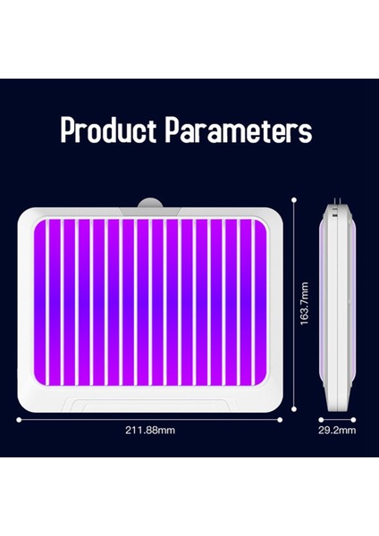 Yapışkan Sivrisinek Söndürücü Ev Sivrisinek Lambası Çok Fonksiyonlu Yapışkan Tuzak Sivrisinek Lambası Eu Fiş Beyaz (Yurt Dışından) indirimleri
