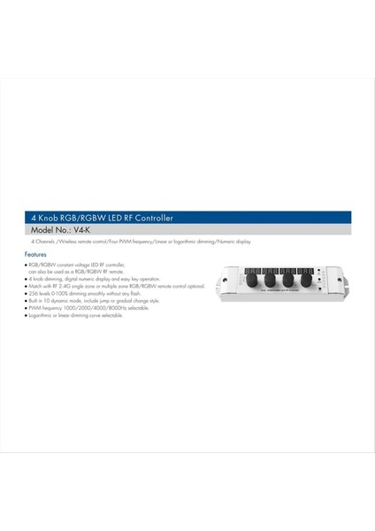 12-24VDC 4 Düğme Anahtarı Rgb/rgbw LED Dimmer Rf Denetleyicisi 4CHX4A 4 Kanallı LED Şeritler Için Rf Uzaktan Kumandası Olarak Dijital Ekran (Yurt Dışından) fiyatları