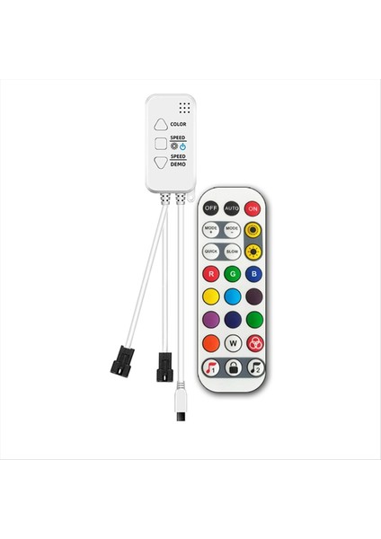 Rgbıc Smartlıfe Rgbıc LED Strip Denetleyici Chase Effect B Için 24KEY Uzaktan Kumandalı Tuya Adreslenebilir Kontrolör (Yurt Dışından)