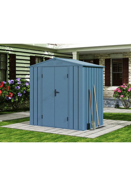 Garden&Outdoor Metal Bahçe Depolama Kulübesi Mavi fiyatları