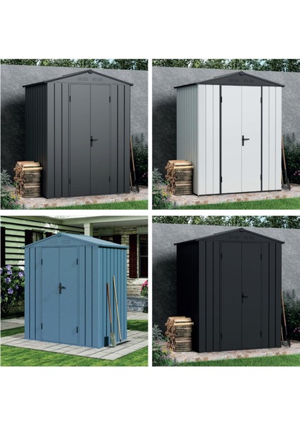 Garden&Outdoor Metal Bahçe Depolama Kulübesi Mavi modelleri