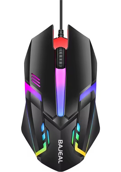 D3 LED Mouse 1000 Dpı USB Kablolu Optik Gaming Pc Bilgisayar, Ofis Oyun Faresi