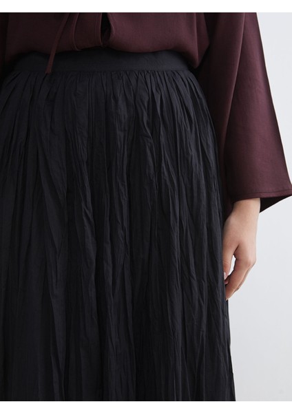 Yeni Sezon Beli Fermuarlı Kloş Etek modelleri