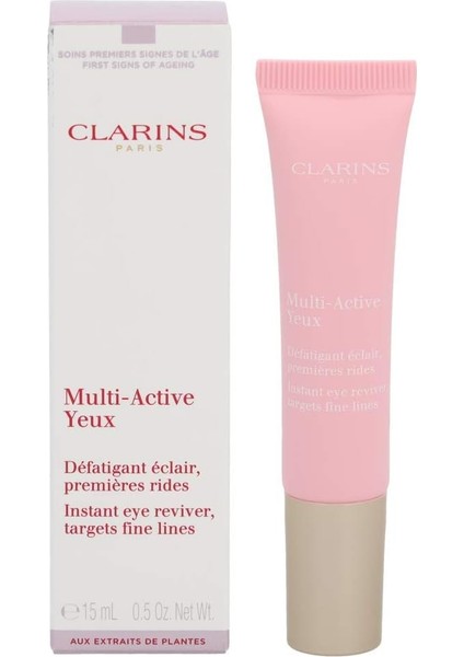 Clarins Multi Active Yeux 15 ml Göz Kremi 1 Paket (1 x 1 Adet)
