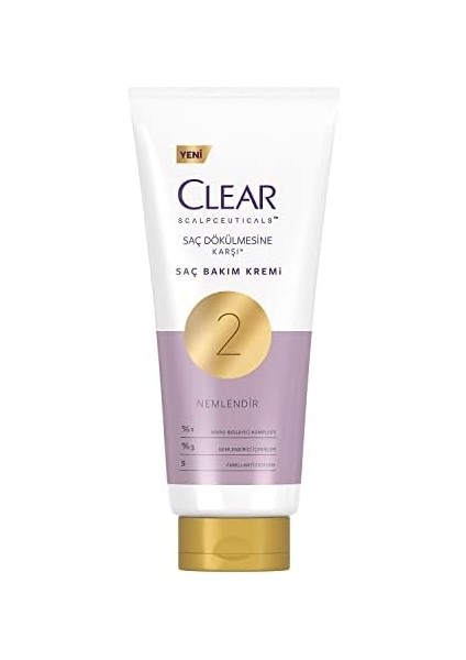 Clear Scalpceuticals Saç Bakım Kremi Saç Dökülmesine Karşı 170 ml
