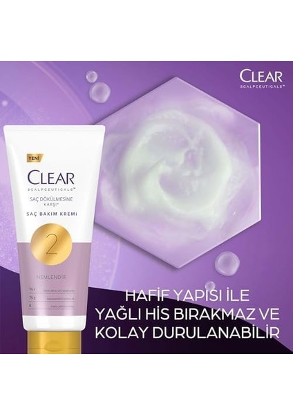 Clear Scalpceuticals Saç Bakım Kremi Saç Dökülmesine Karşı 170 ml modelleri