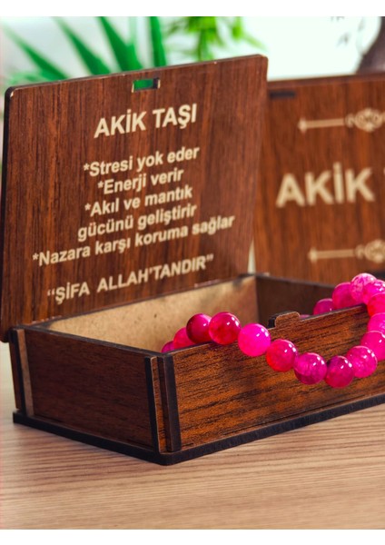 Doğaltaş Bileklik Akik Taşı, Hematit Taşı, Lav Taşı, Şifa Kaynağı Doğaltaş Bileklik