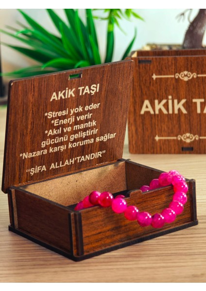 Doğaltaş Bileklik Akik Taşı, Hematit Taşı, Lav Taşı, Şifa Kaynağı Doğaltaş Bileklik