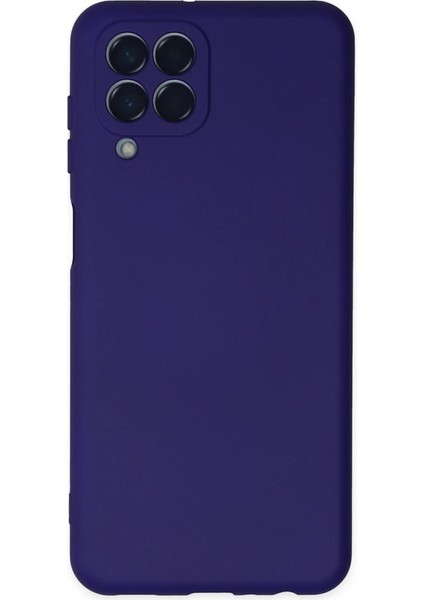 Samsung Galaxy M33 Kılıf Nano Içi Kadife Silikon - Mor