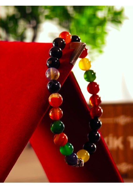 Doğaltaş Bileklik Akik Taşı, Hematit Taşı, Lav Taşı, Şifa Kaynağı Doğaltaş Bileklik modelleri