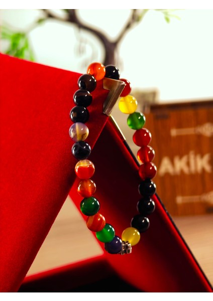 Doğaltaş Bileklik Akik Taşı, Hematit Taşı, Lav Taşı, Şifa Kaynağı Doğaltaş Bileklik indirimleri