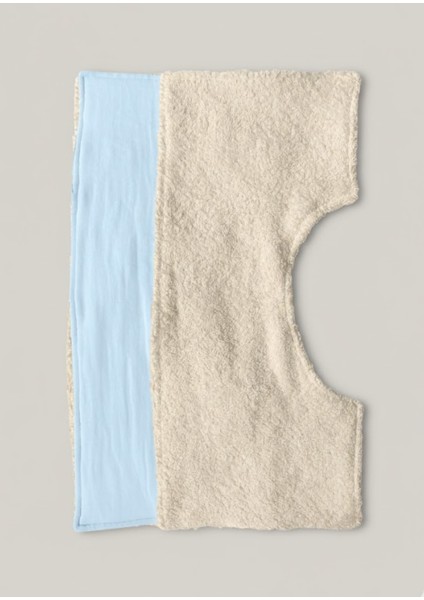 Organik Pamuk Müslin ve Havlu Tabanlı Çift Yönlü Kullanm Omuz Bezi Ağız Ter Mendili Omuz Örtüsü 2'li modelleri