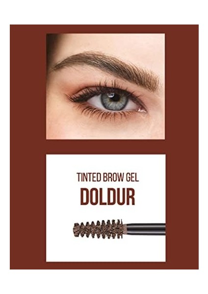 Flormar Tinted Brow Gel Kaş Maskarası 003 Brown modelleri