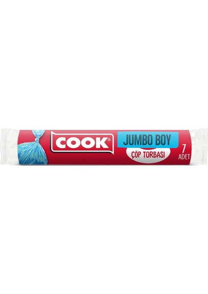 Cook Çöp Torbası Jumbo Boy 80 x 110 cm (7 Adet/rulo) fiyatları