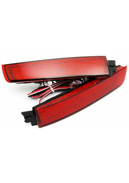 2x Kırmızı Lens Arka Tampon Reflektör Lambası Nissan Juke Murano Quest Için LED Kuyruk Fren Işığı Sentra Infiniti FX35 265605C000 (Yurt Dışından) fiyatları