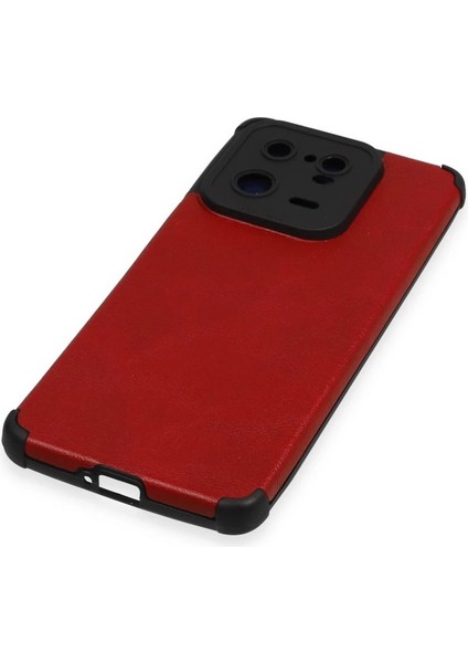 Xiaomi Mi 13 Pro Kılıf Loop Deri Silikon - Kırmızı fırsatları