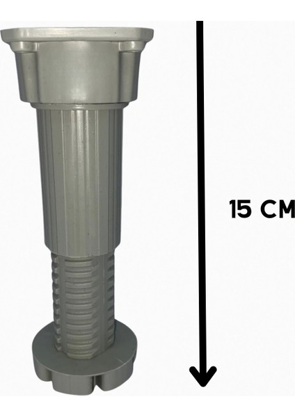 10-15CM Ayarlı Mobilya Ayağı | Baza, Mutfak Banyo Dolabı, Koltuk/kanepe Yüksek Ayak - 8 Adet indirimleri