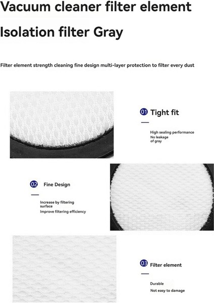 5pcs Vakum Filtre Aksesuarları Mıdea B5 VM1712 B5 Pro B7D B8D Mc3 Mc5 Mx3 Mıte Çıkartma Aksesuarları Değiştirme (Yurt Dışından) fırsatları