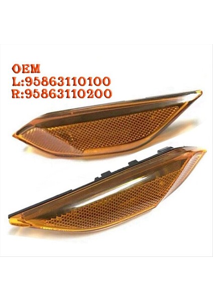 95863107100 Araba Yan Marker Göstergesi Porsche Cayenne Için Yan Çamurluk Uyarı Lambası Abd 2011-2014 95863107200 (Yurt Dışından) indirimleri