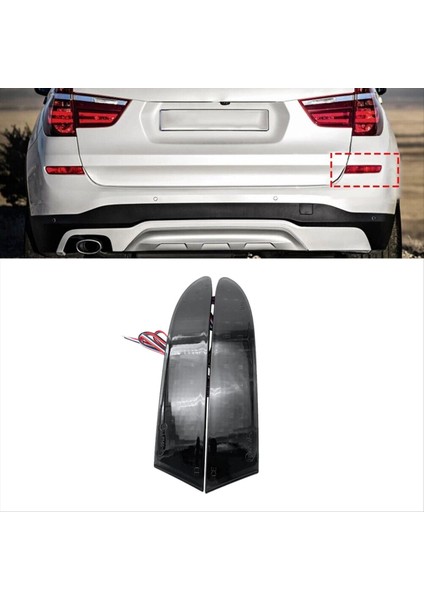 Bmw X3 F25 2014-2017 Araç LED Arka Tampon Işık Arka Sis Lambası Uyarı Işık Reflektör Tay Lamitleri 63257352209 (Yurt Dışından) modelleri