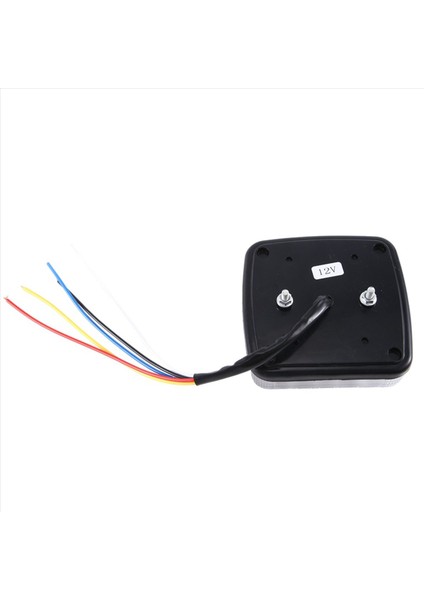 12V LED Kare Lamba Iki Renkli Kuyruk Lambası Evrensel Araba Malzemeleri Beyaz Kapak (Yurt Dışından) fırsatları