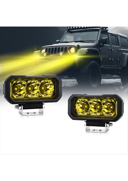 5 Inç LED Iş Işık Çubuğu Sis Lambası Projektör Projektör Far Far Kamyonu Araba Kamyonu Için Atv Utv Suv Off-Road Araçları (Yurt Dışından) indirimleri
