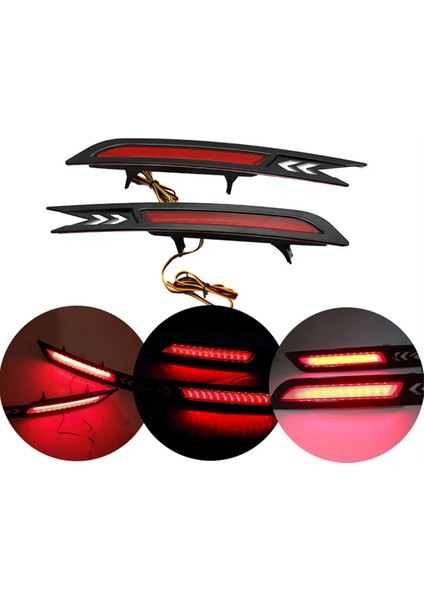 Honda Için Arka Tampon Reflektör Işığı 2011 2011 LED Kuyruk Işığı Freni Durdurma Lambası Aksesuarları (Yurt Dışından) fırsatları