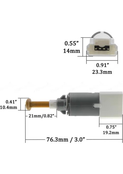 Araba Freni Lambası Anahtarı/durdurma Lamba Anahtarı 8200168238 Renault Clio Kangoo Megane Vauxhall Movano Nissan (Yurt Dışından) fiyatları