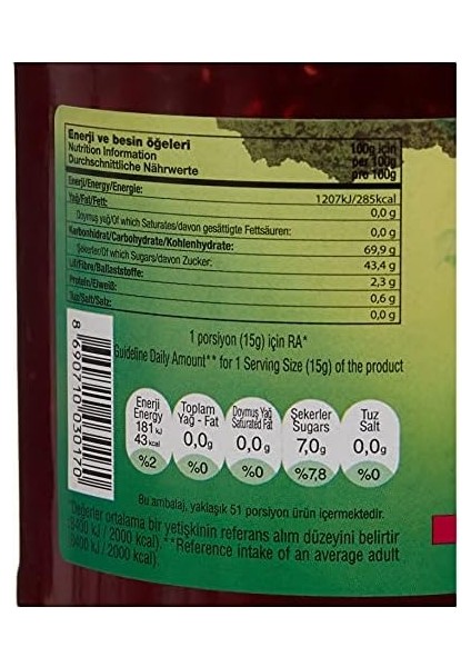 Koska 760 G Ekstra Geleneksel Ahududu Reçeli fiyatları