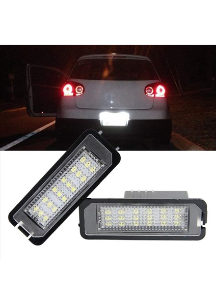 Volkswagen Golf Için Araba LED Plaka Işığı 4 6 Polo-9n Passat (Yurt Dışından) fiyatları
