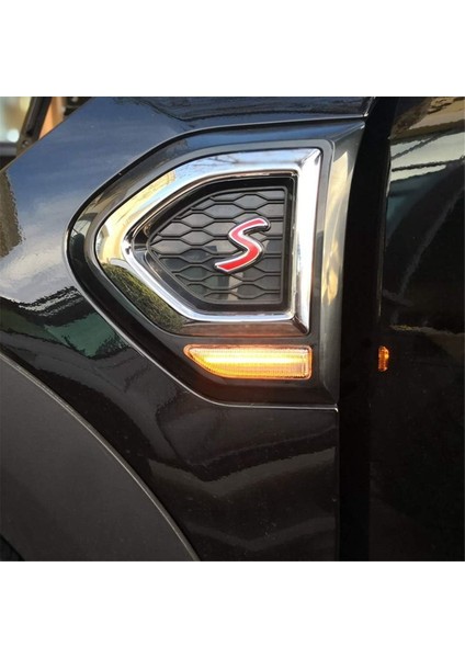 Amber LED Dinamik Sıralı Yan Işaretçi Işık Montajı Mini Countryman F60 2017-2023 Açık Lens Için (Yurt Dışından) modelleri